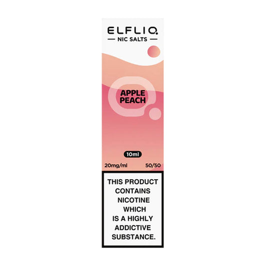 ELFLIQ Apple Peach Nic Salt E-Liquid By ELF Bar Flavour