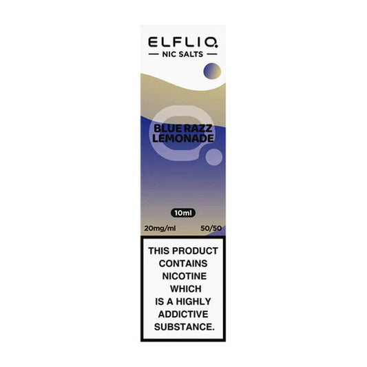 ELFLIQ Blue Razz Lemonade Nic Salt E-Liquid By ELF Bar Flavour