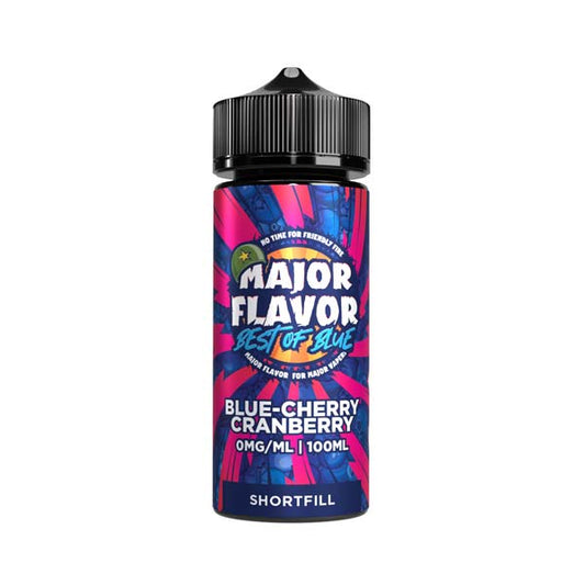 Best of Blue - Blue Cherry Cranberry by Major Flavor Short Fill 100ml