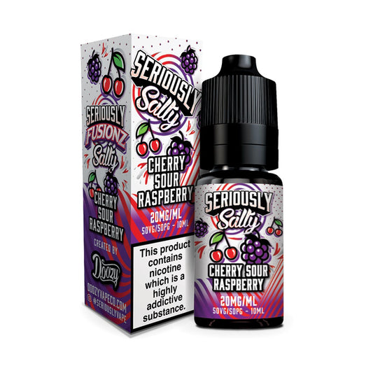 Cherry Sour Raspberry Nic Salt E-liquid by Seriously Fusionz