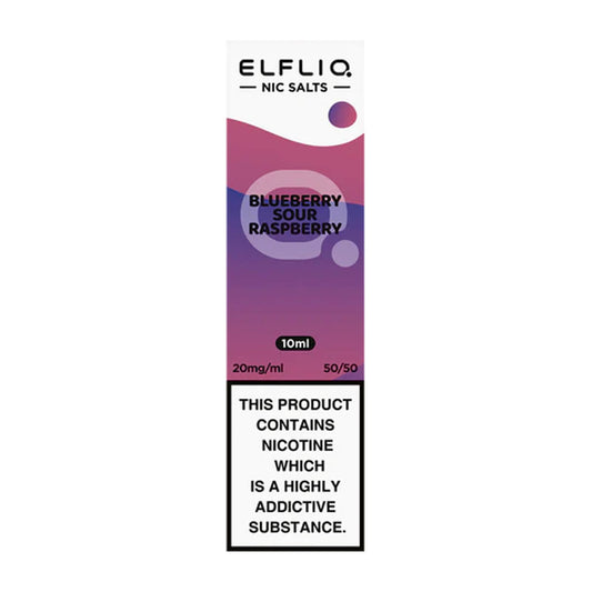 ELFLIQ Blueberry Sour Raspberry Nic Salt E-Liquid By ELF Bar Flavour