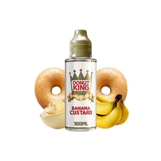 Banana Custard Limited Edition By Donut King Short Fill 100ml