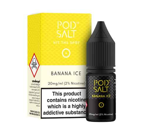 Banana Ice Nicotine Salt E-Liquid by Pod Salt