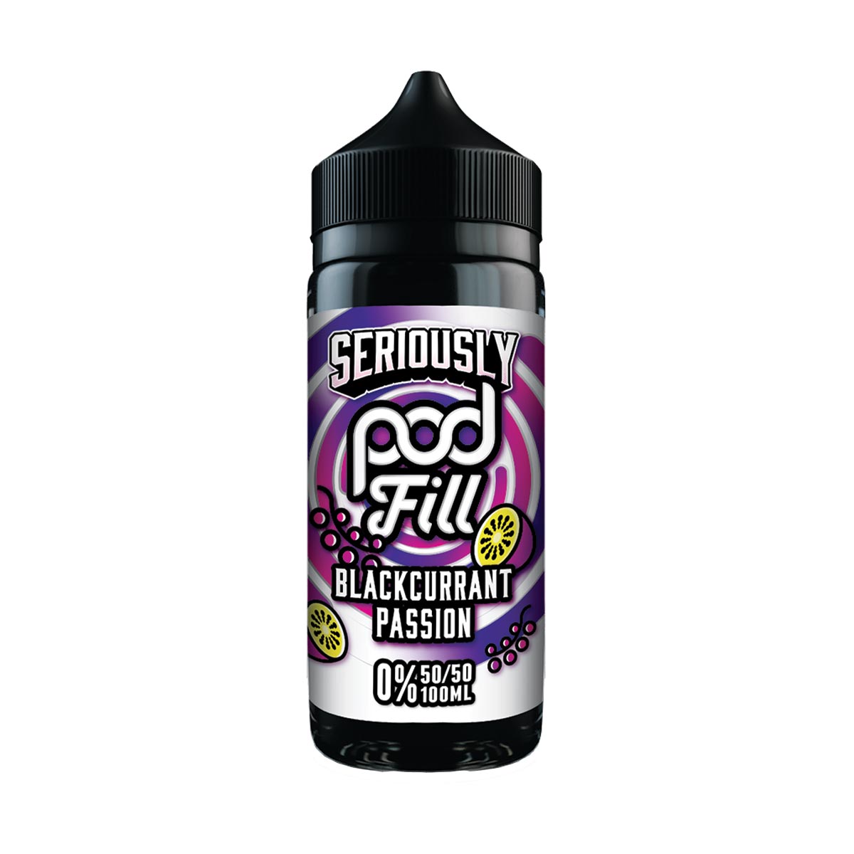 Blackcurrant Passion 50/50 100ml Shortfill by Seriously Pod Fill