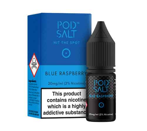 Blue Raspberry Nicotine Salt E-Liquid by Pod Salt