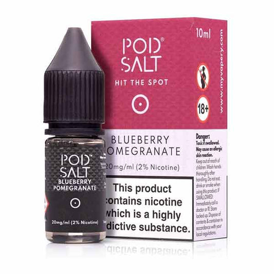 Blueberry Pomegranate Nicotine Salt E-Liquid by Pod Salt