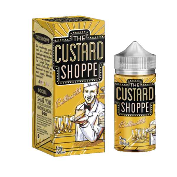 Butterscotch The Custard Shoppe Nic Salt 10ml