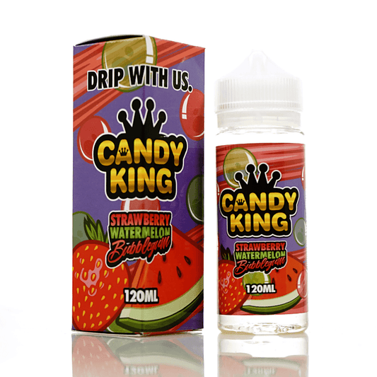 Strawberry Watermelon Bubblegum By Candy King Short Fill 100ml
