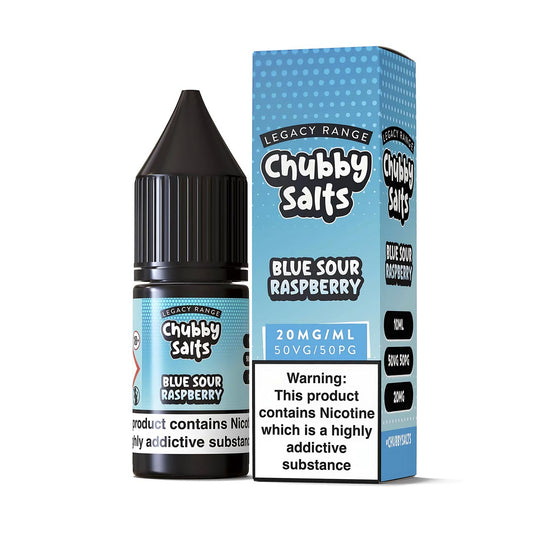 Blue Sour Raspberry Nic Salt E-Liquid by Chubby Salts