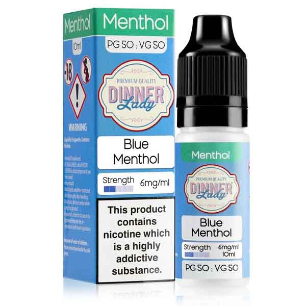 Blue Menthol 50/50 E-Liquid by Dinner Lady 10ml