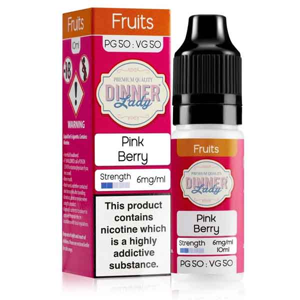 Pink Berry 50/50 E-Liquid by Dinner Lady 10ml