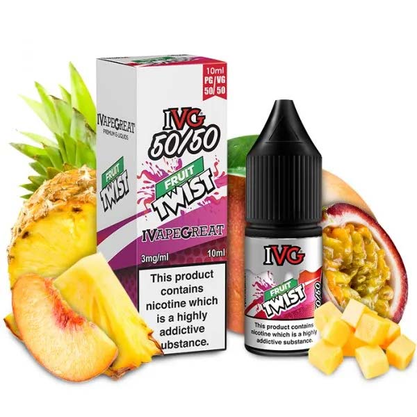 Fruit Twist 50/50 E-Liquid by IVG Drinks 10ml