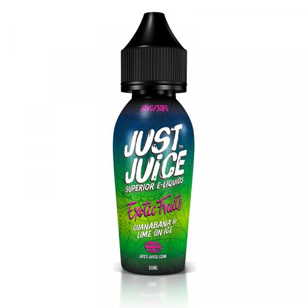 Guanabana & Lime On Ice by Just Juice Exotic Range Short Fill 50ml