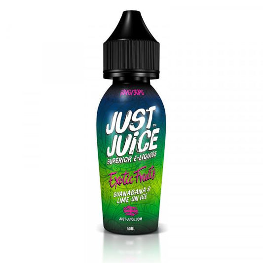 Guanabana & Lime On Ice by Just Juice Exotic Range Short Fill 50ml
