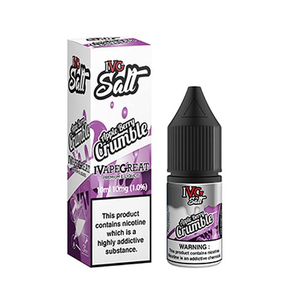 SALT Apple Berry Crumble E-Liquid By IVG 10ml