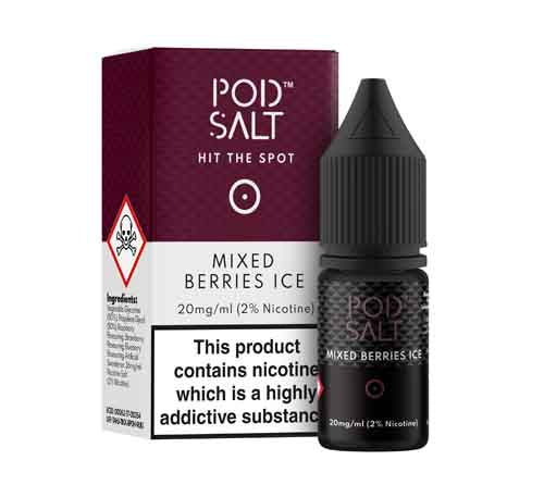 Mixed Berries Ice Nicotine Salt E-Liquid by Pod Salt