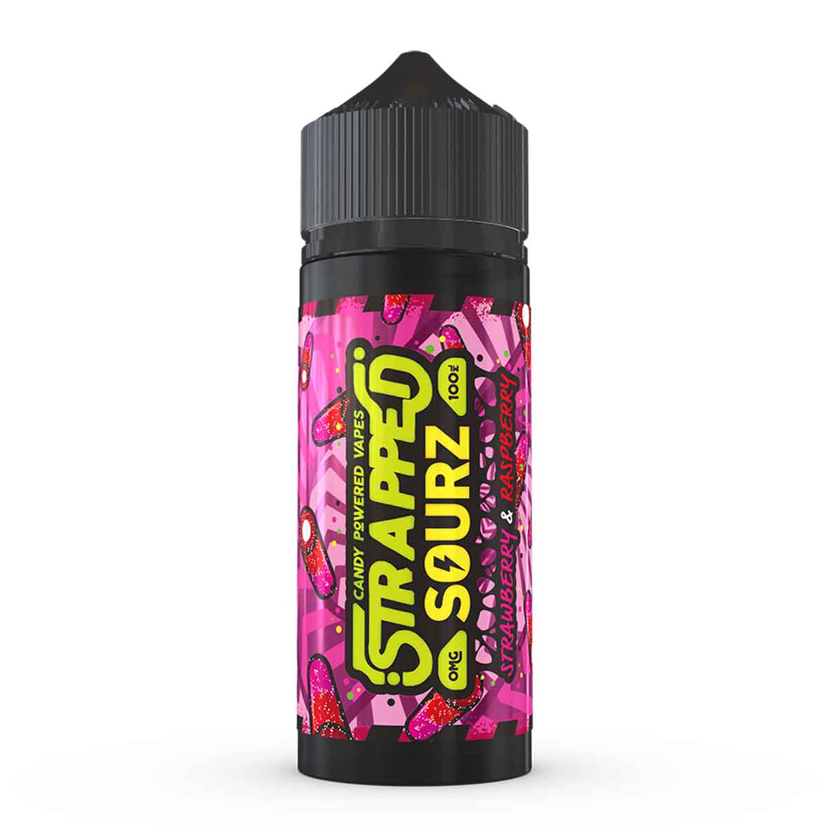 Strawberry & Raspberry by Strapped Sourz Short Fill 100ml