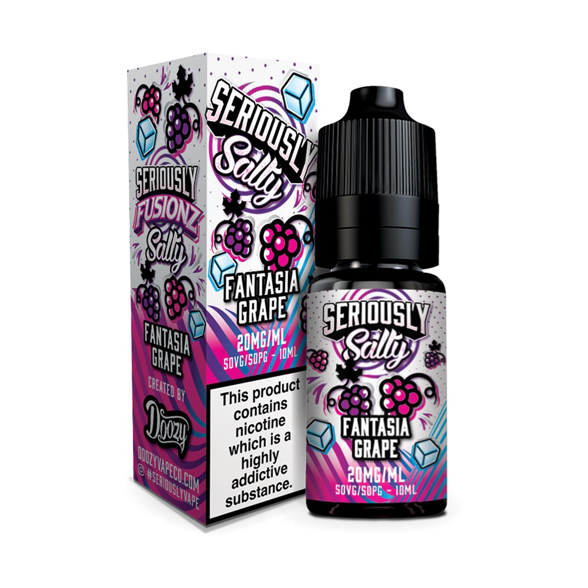 Fantasia Grape Nic Salt E-liquid by Seriously Fusionz