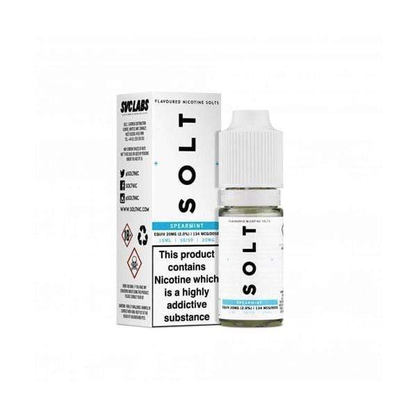 Spearmint - SOLT Nic salt E-Liquid - 50/50 - 10ml grey-haze.myshopify.com