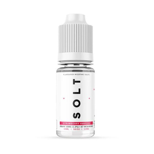 Strawberry Vanilla - SOLT Nic salt E-Liquid - 50/50 - 10ml