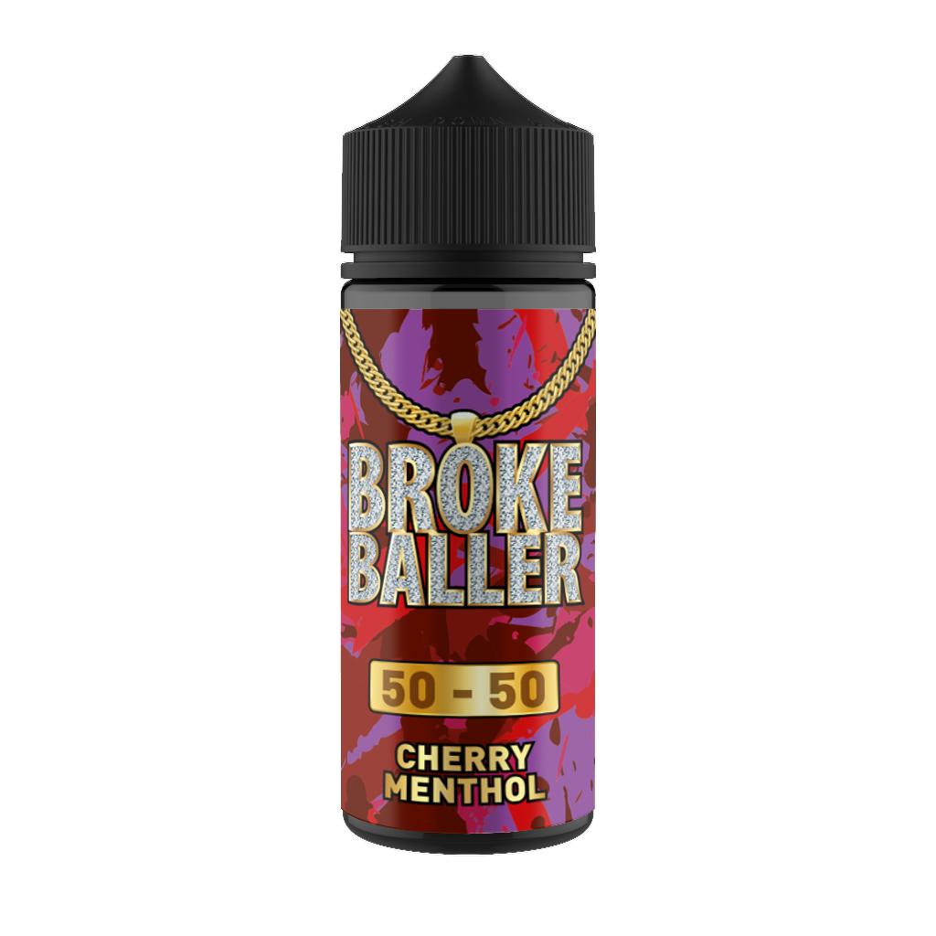 Cherry Menthol By Broke Baller Short Fill 80ml