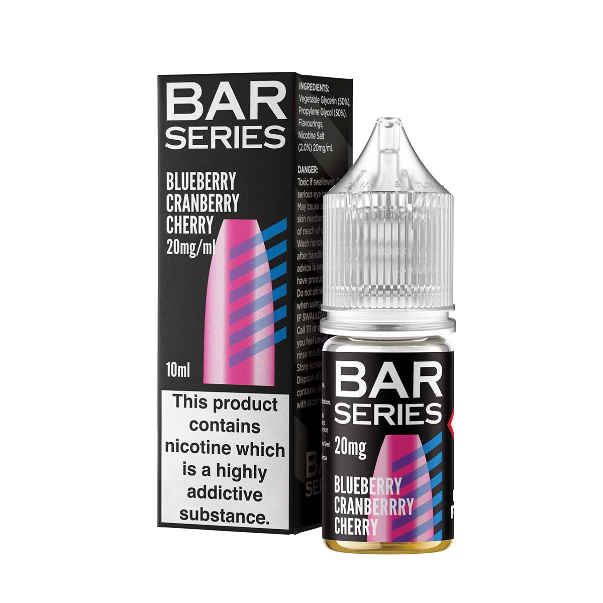 Blueberry Cranberry Cherry Nic Salt E-liquid By Bar Series
