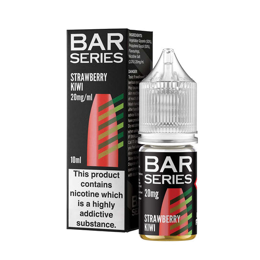 Strawberry Kiwi Nic Salt E-liquid by Bar Series