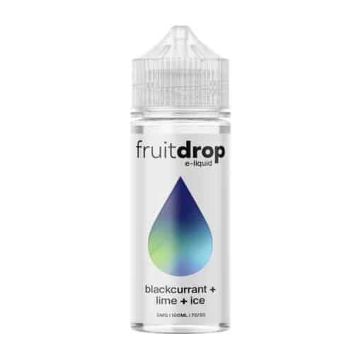 Blackcurrant Lime ICE by Fruit Drop Short Fill 100ml