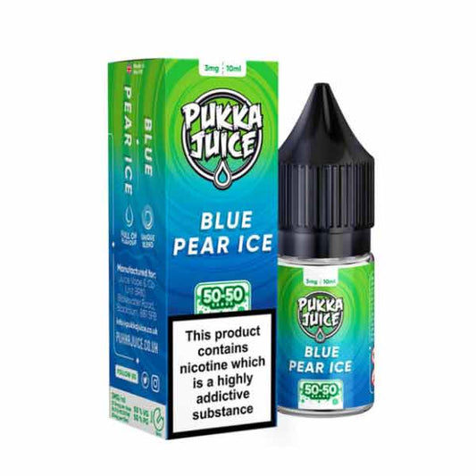Blue Pear Ice by Pukka Juice 50/50 E-Liquid 10ml