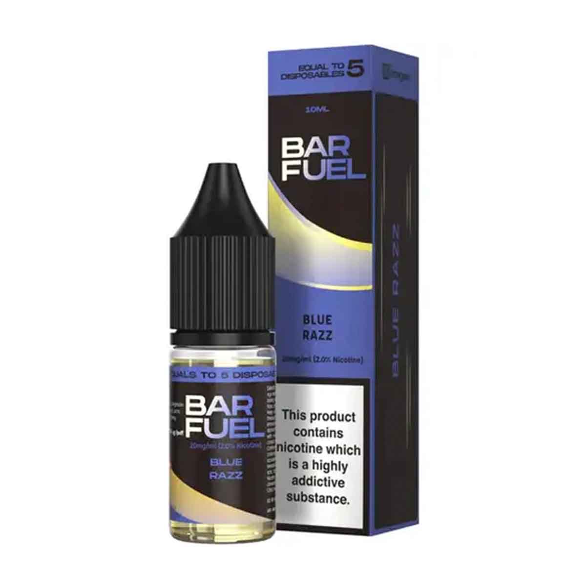 Blue Razz Nic Salt E-liquid by Bar Fuel