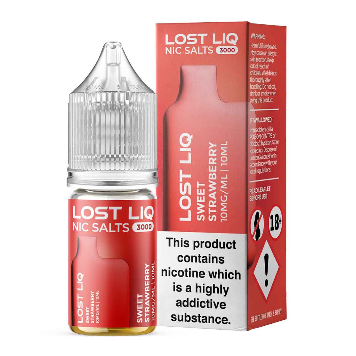 Sweet Strawberry Nic Salt E-Liquid by Lost Liq