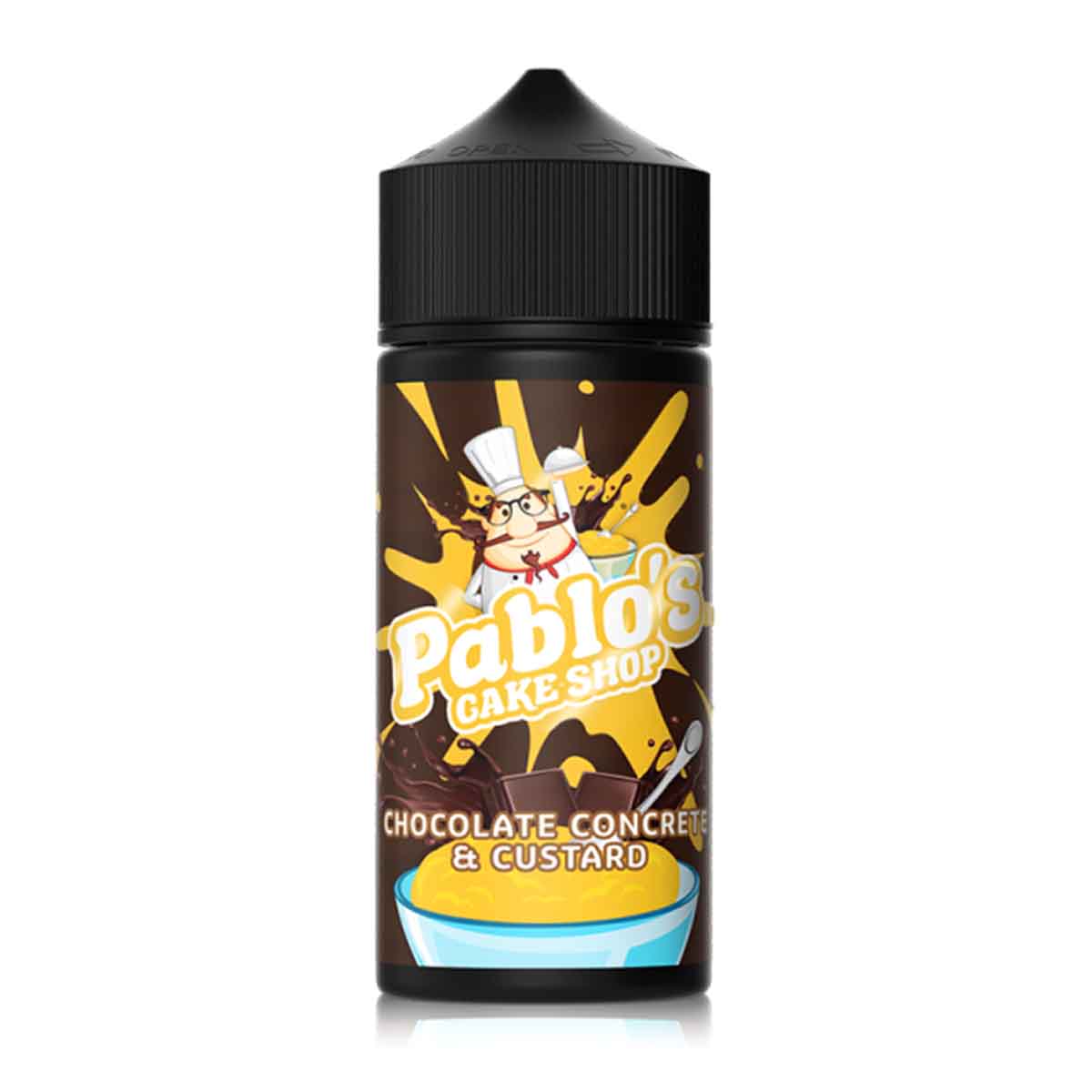 Chocolate Concrete and Custard by Pablo's Cake Shop Short Fill 100ml