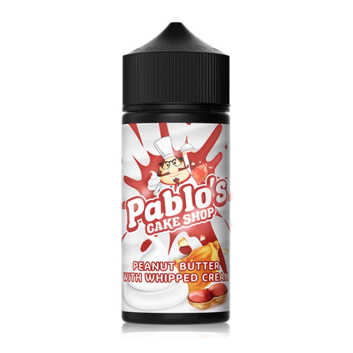 Peanut Butter with Whipped Cream by Pablo's Cake Shop Short Fill 100ml