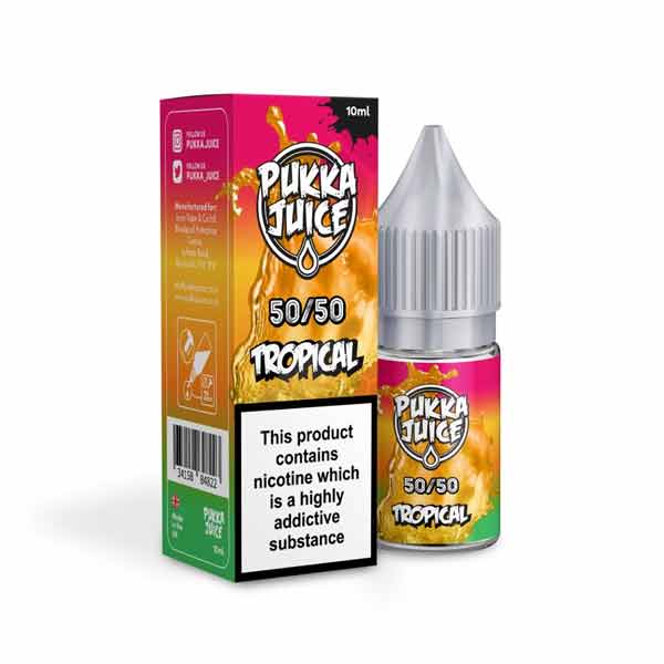 Tropical by Pukka Juice 50/50 E-Liquid 10ml